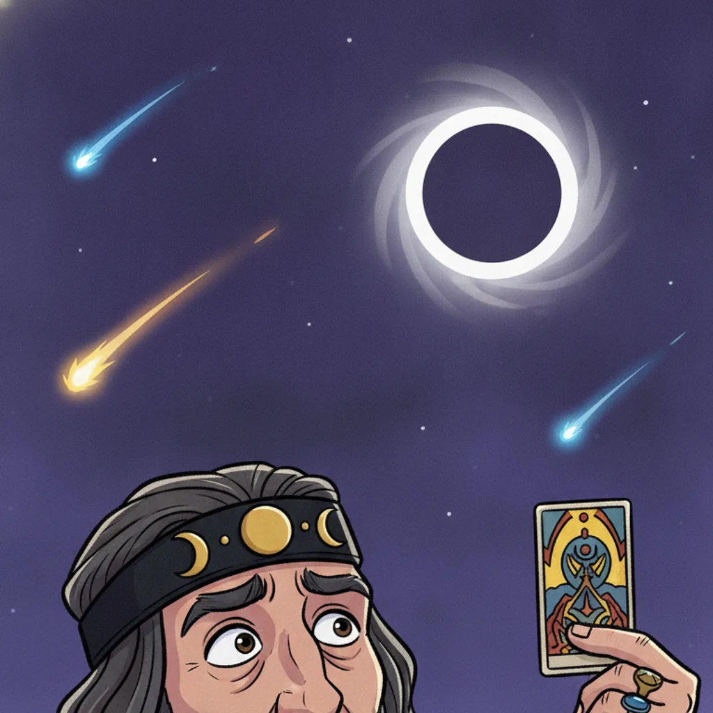 Quand le Soleil fait son show et les Perséides la clôture : moi, je bats les cartes pour savoir qui va louper l’éclipse derrière un nuage 🌚